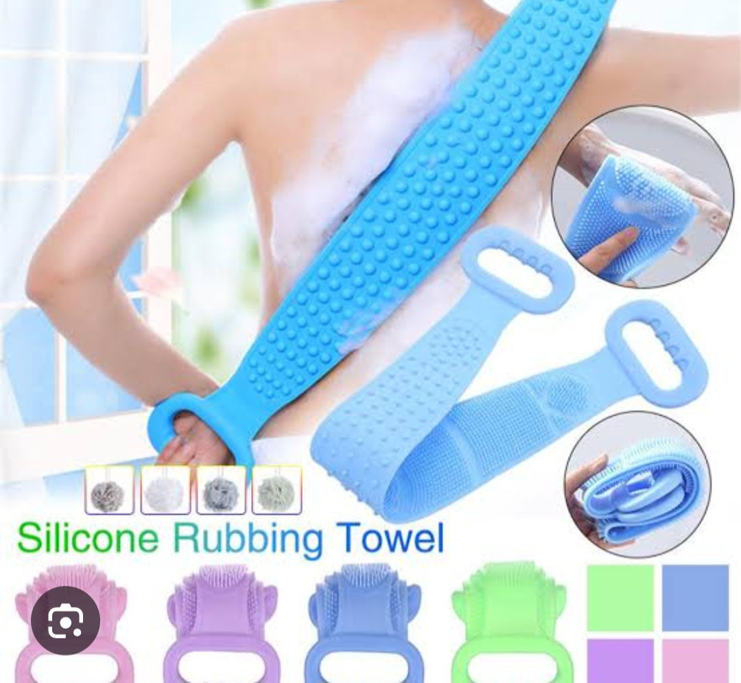 Silicon bath body brush